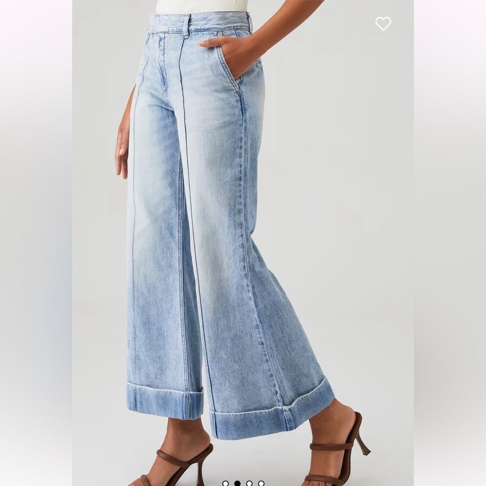 NWT RBL Puppet Women's The Avery Wide Leg Trouser Size 29 - Picture 4 of 10